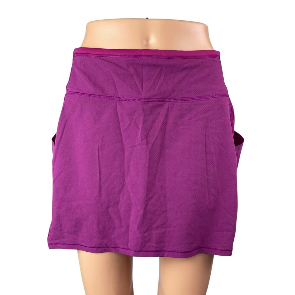 Athleta Action Women's Purple High Waist Pockets Mini Athletic Skort Short Sz S